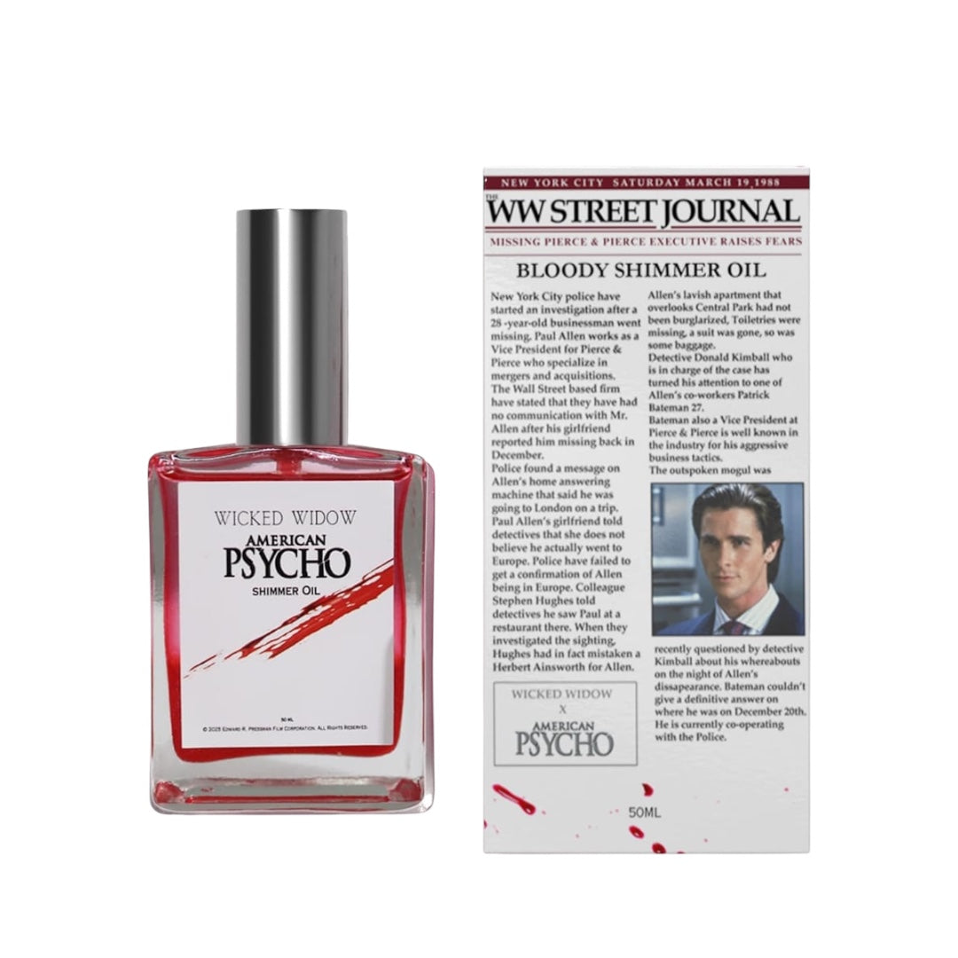 American Psycho Bloody Shimmer Oil