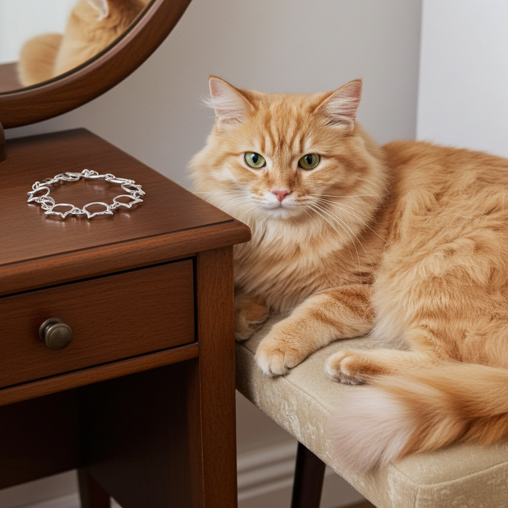 Cat Head Chain Link | Bracelet