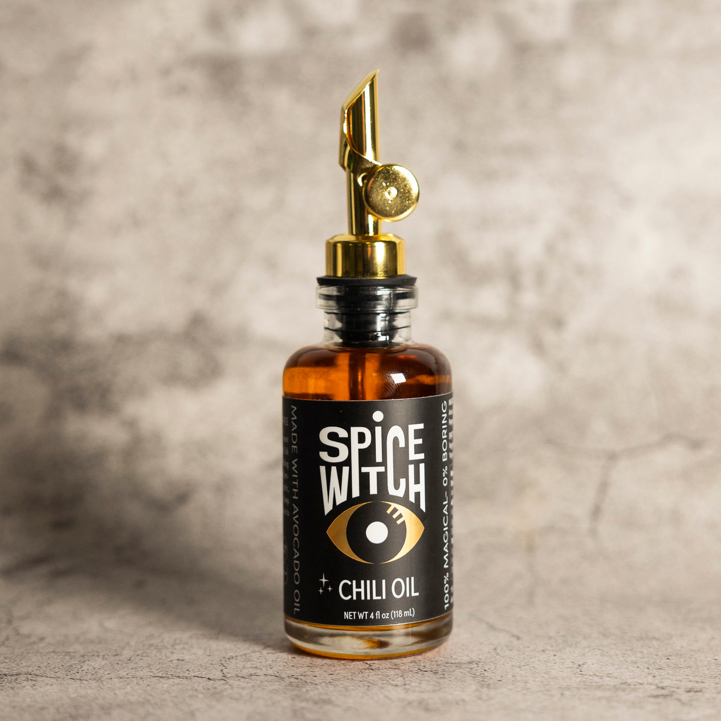 Chili Oil + Spout- Spicy Cooking Oil with Kitchen Spout
