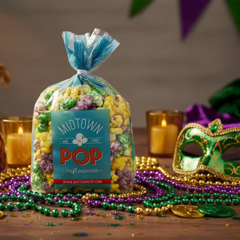 Mardi Gras βοΈ Confetti Gourmet Popcorn