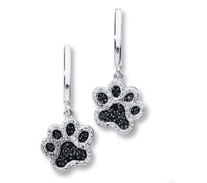 Paw Print Earrings