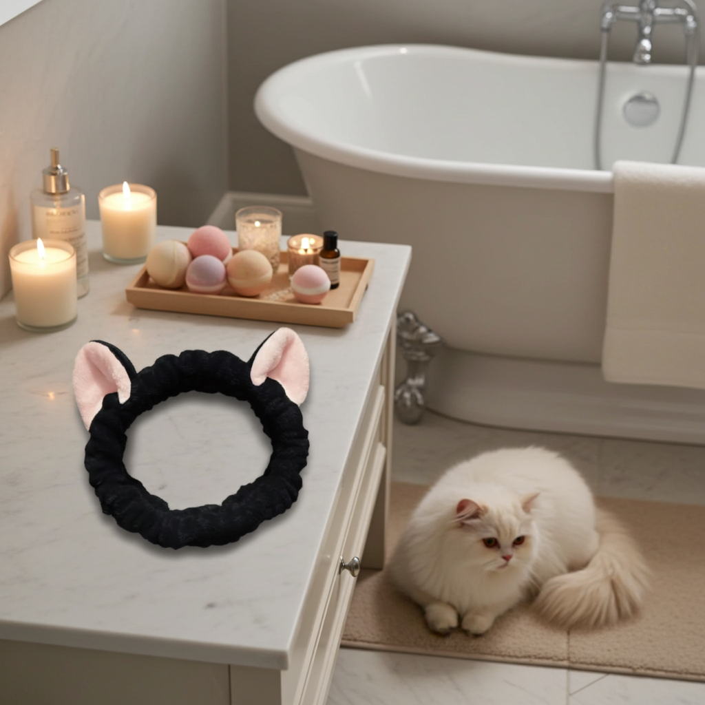 Cat Ear Spa Headband