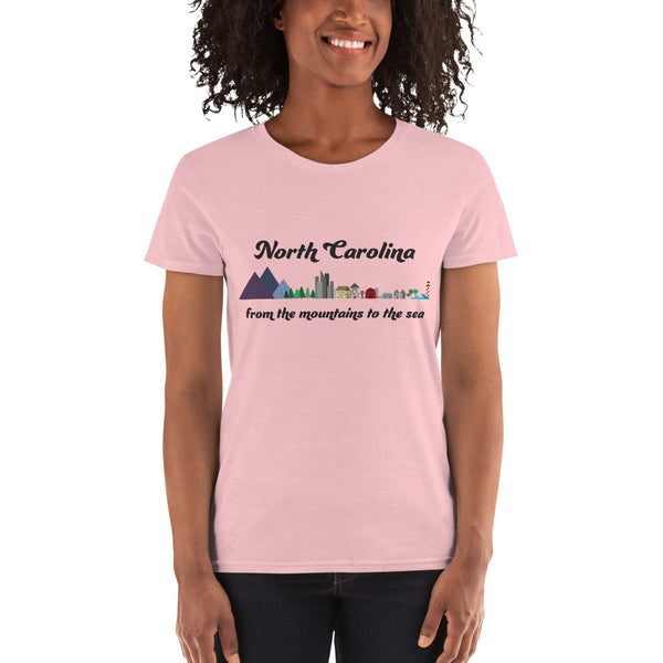Women's short sleeve t-shirt - North Carolina