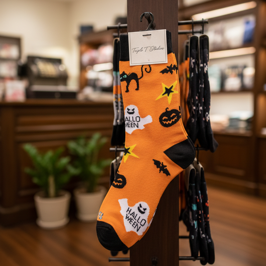 Halloween socks from Triple T Studios