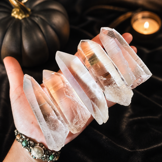 Lemurian Quartz Points, Lemurian Seed Quartz