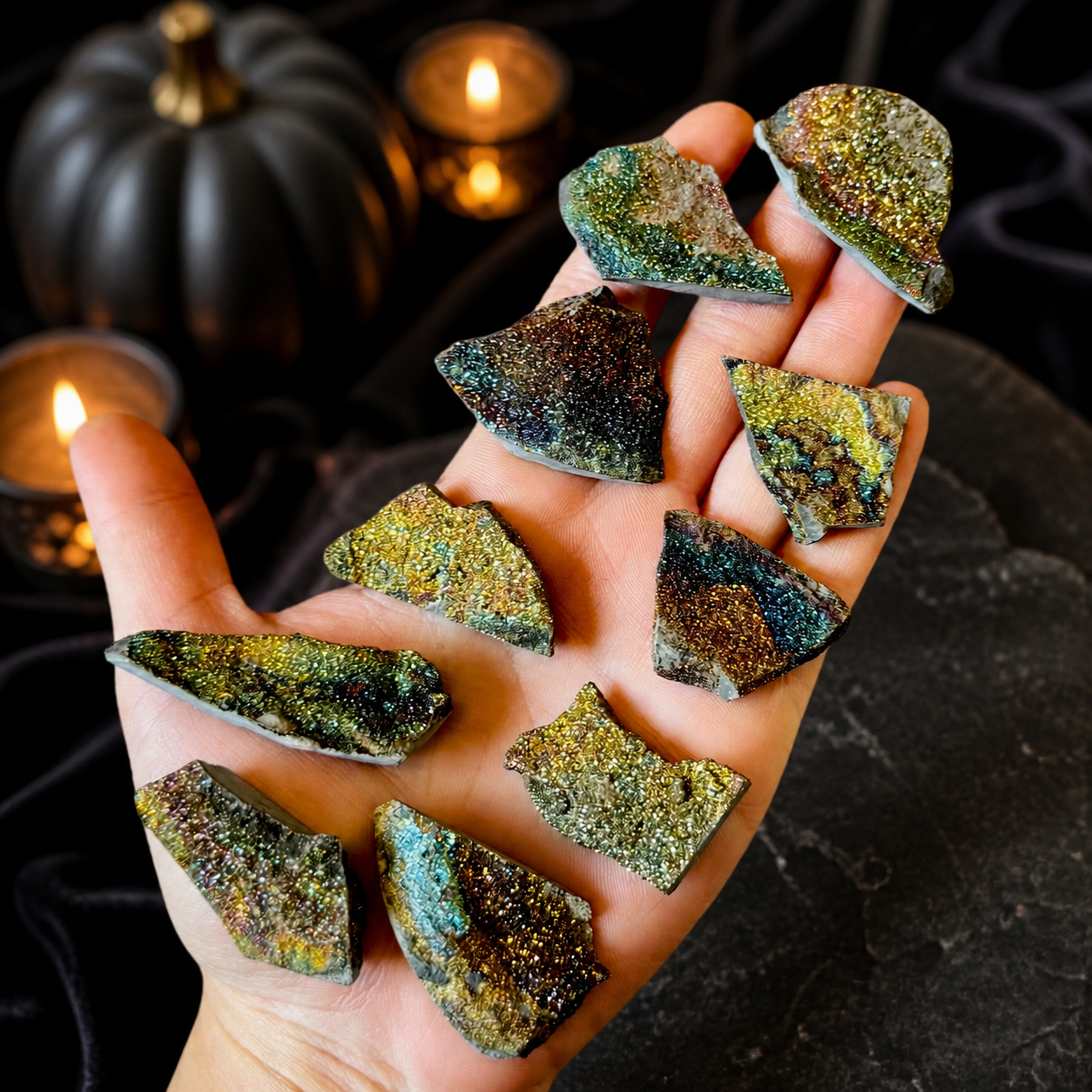 Rainbow Pyrite, Iridescent Pyrite From Ulyanovsk, Russia