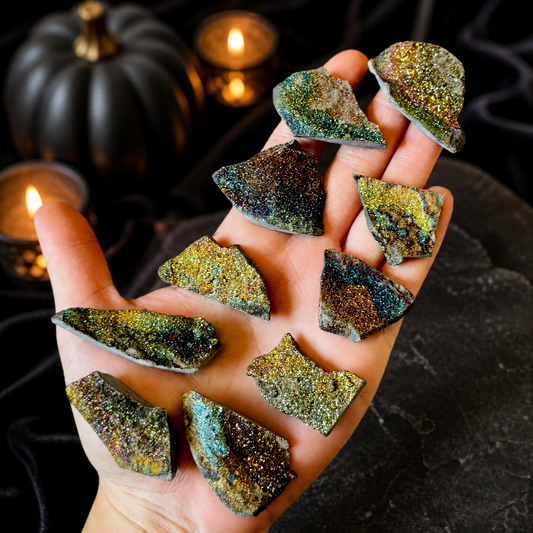 Rainbow Pyrite, Iridescent Pyrite From Ulyanovsk, Russia