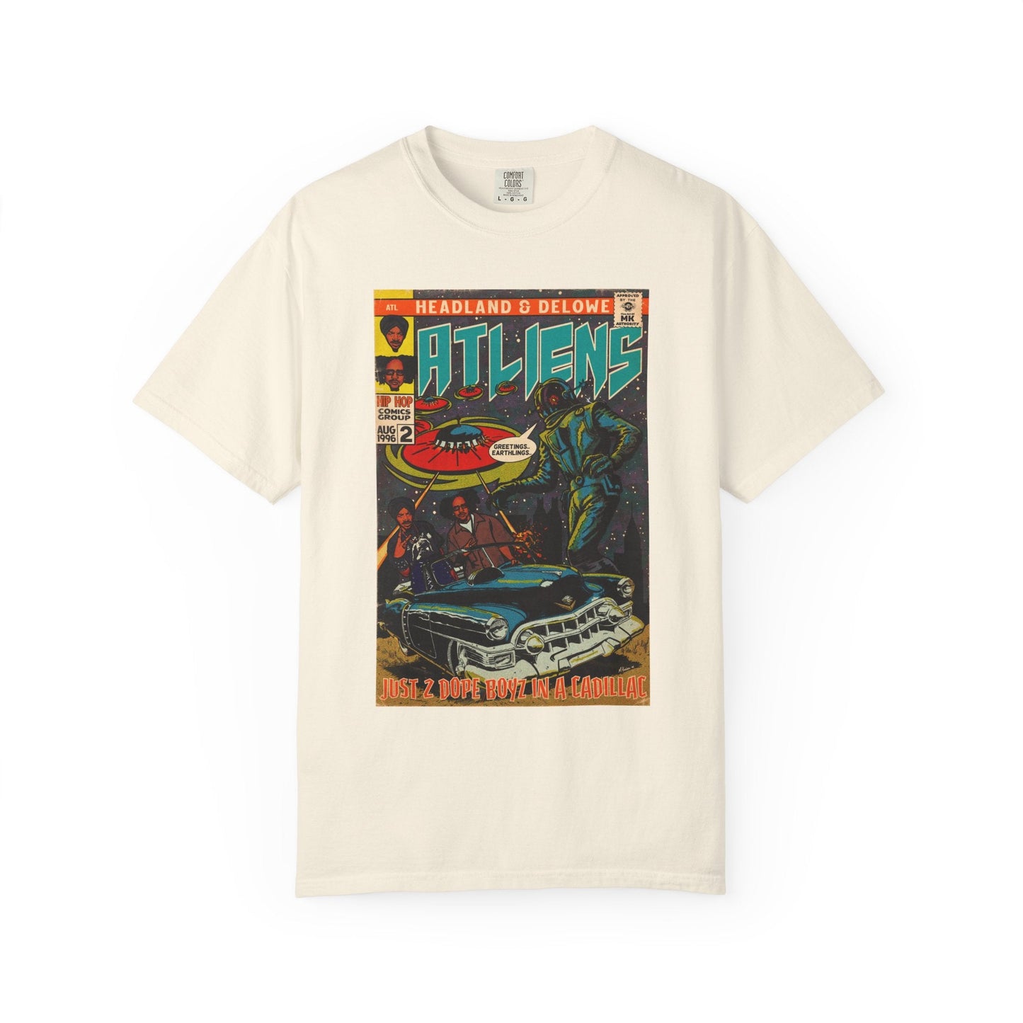 ATLiens - 2 Dope Boyz in a Cadillac - Unisex Comfort Colors T-shirt