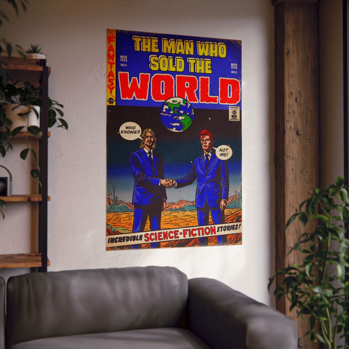 The Man Who Sold The World - Vertical Matte Posters