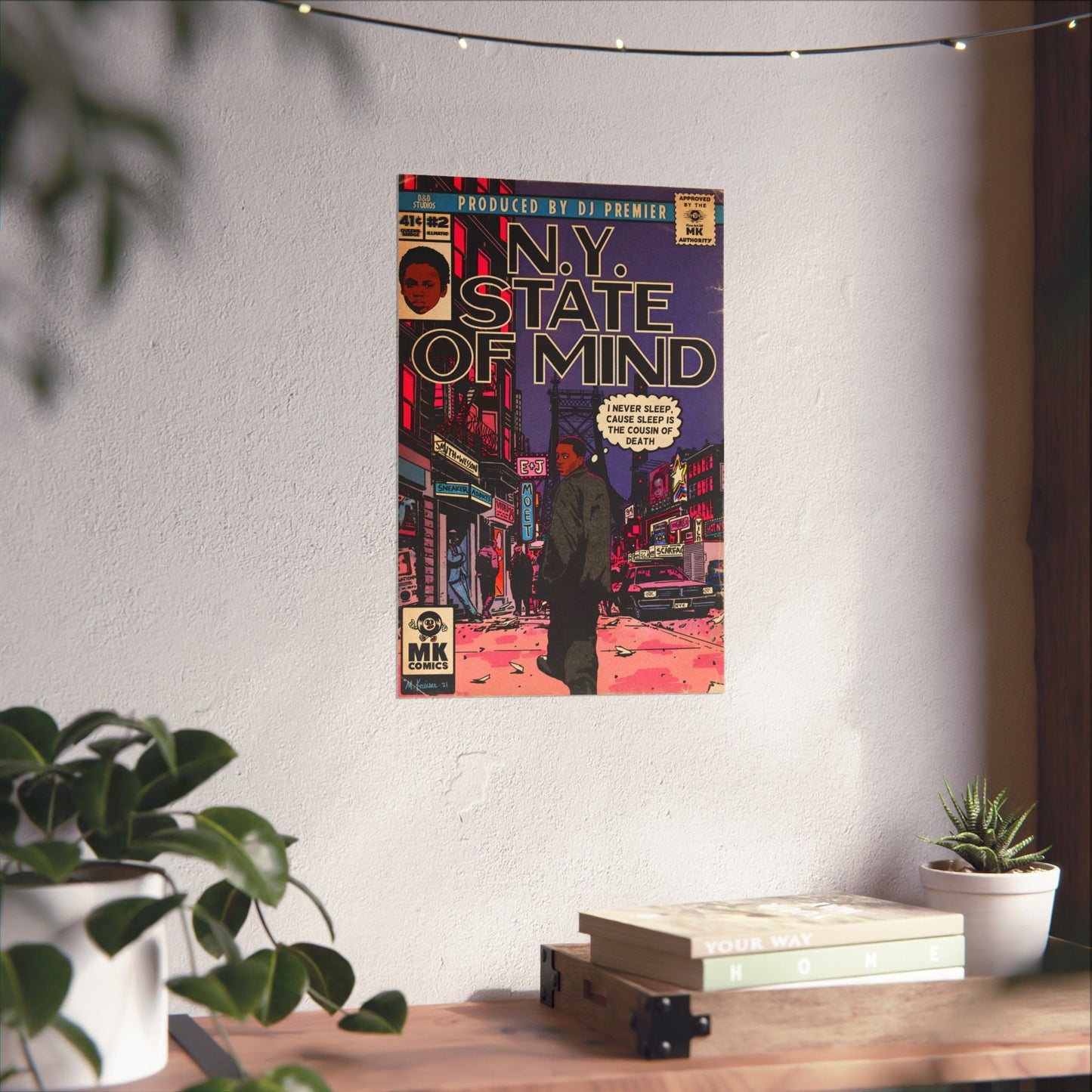 NY State Of Mind - Vertical Matte Poster