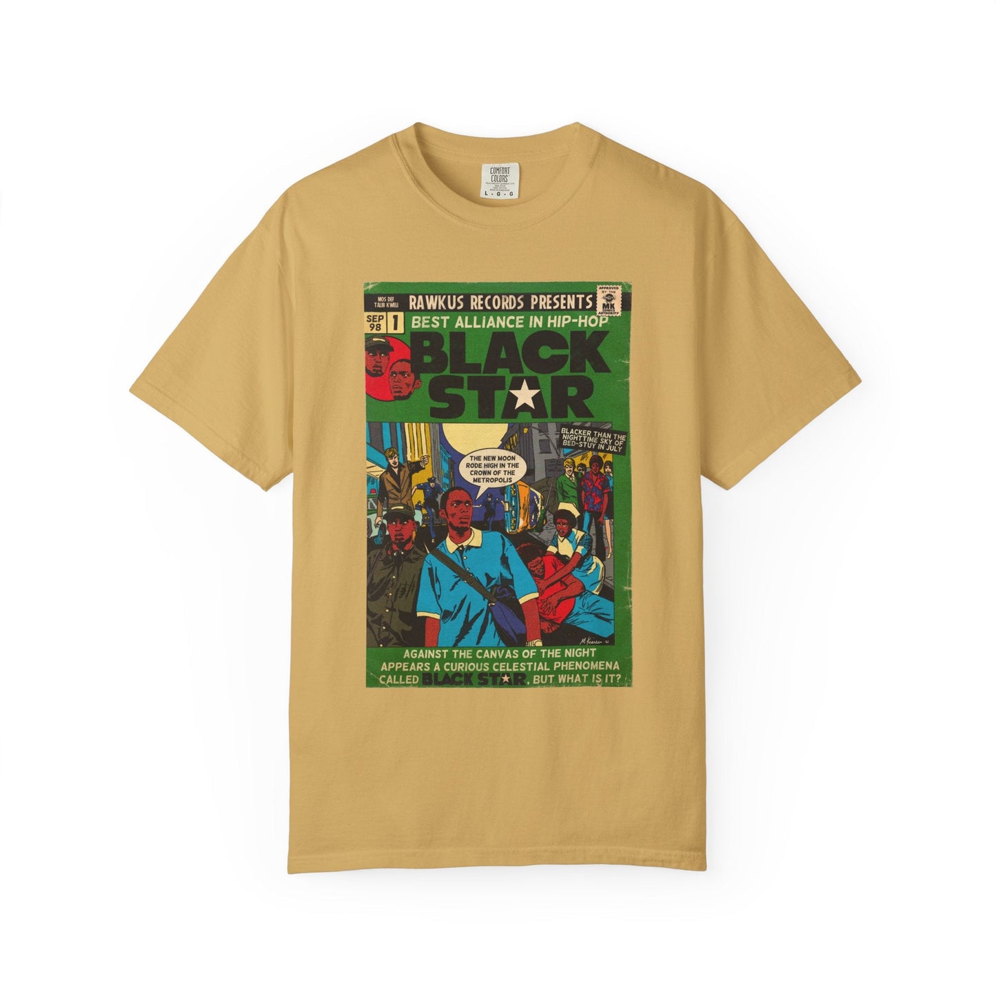 Black Star - Unisex Comfort Colors T-shirt