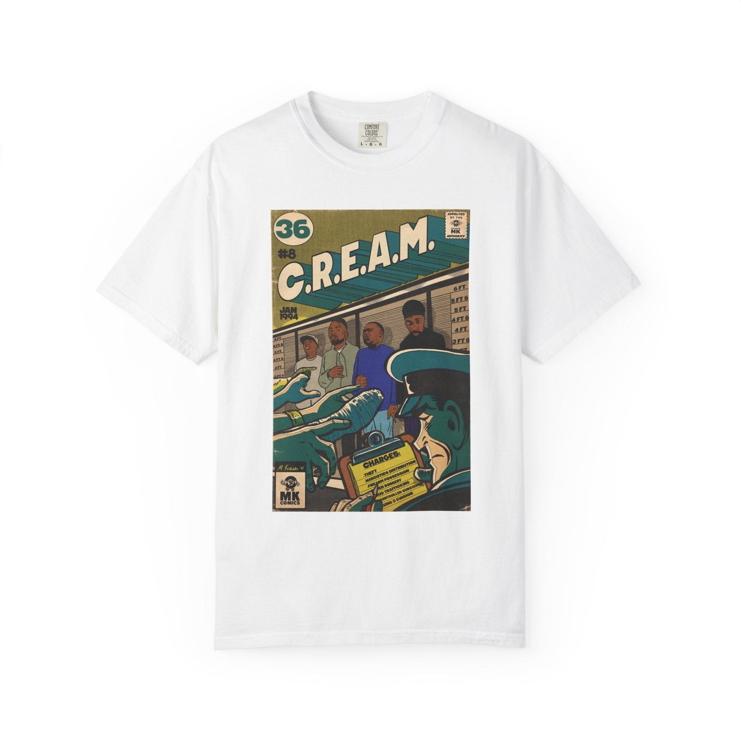 C.R.E.A.M - Unisex Comfort Colors T-shirt