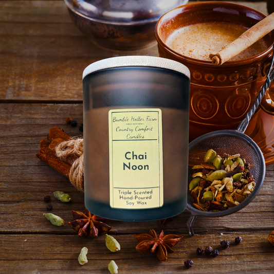 Chai Noon Handmade Soy Candle | Handcrafted Wax Melts