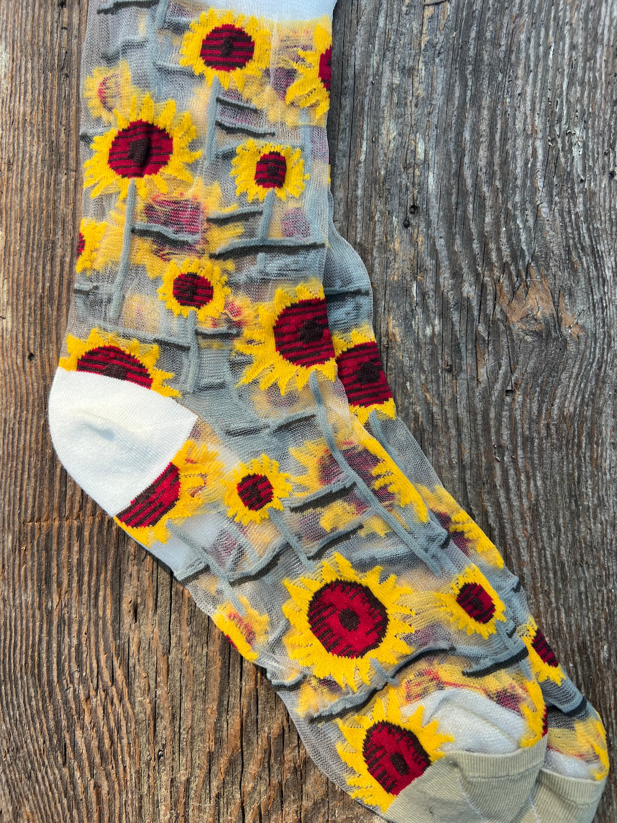 SHEER Boho Patterned Socks & Handmade Scrunchie Gift Set – Wild Marigold