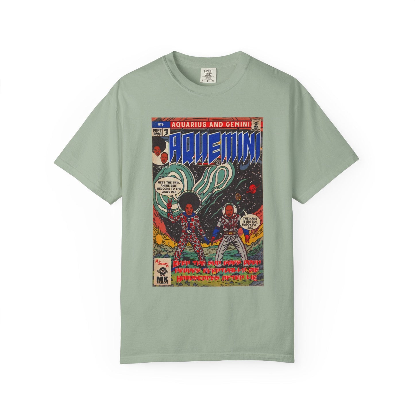 Aquemini - Comic Book Art - Unisex Comfort Colors T-shirt