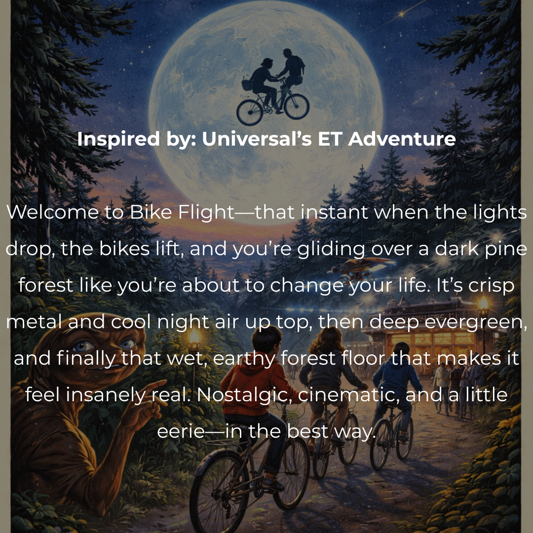 Bike Flight Candle - ET Inspired