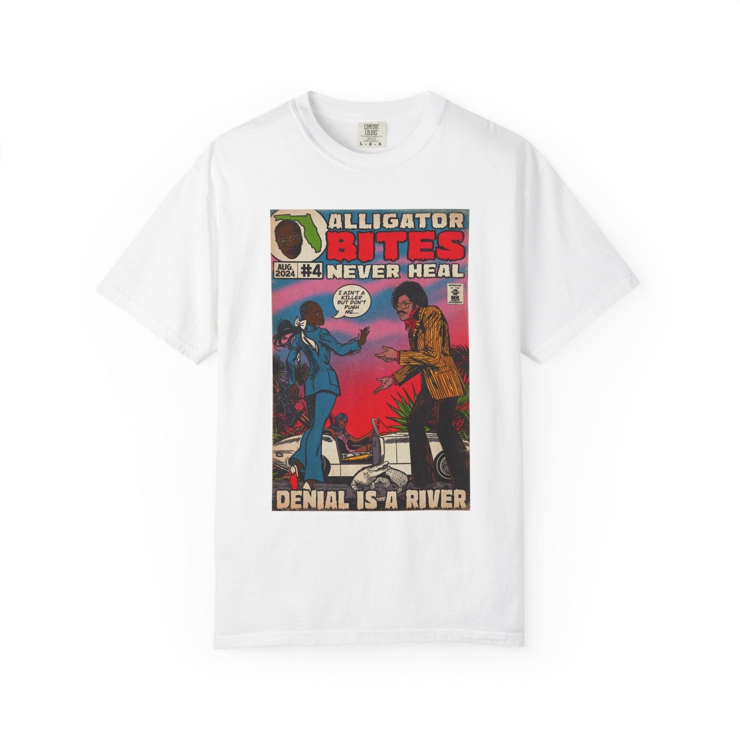 Denial is a River - Unisex Comfort Colors T-shirt