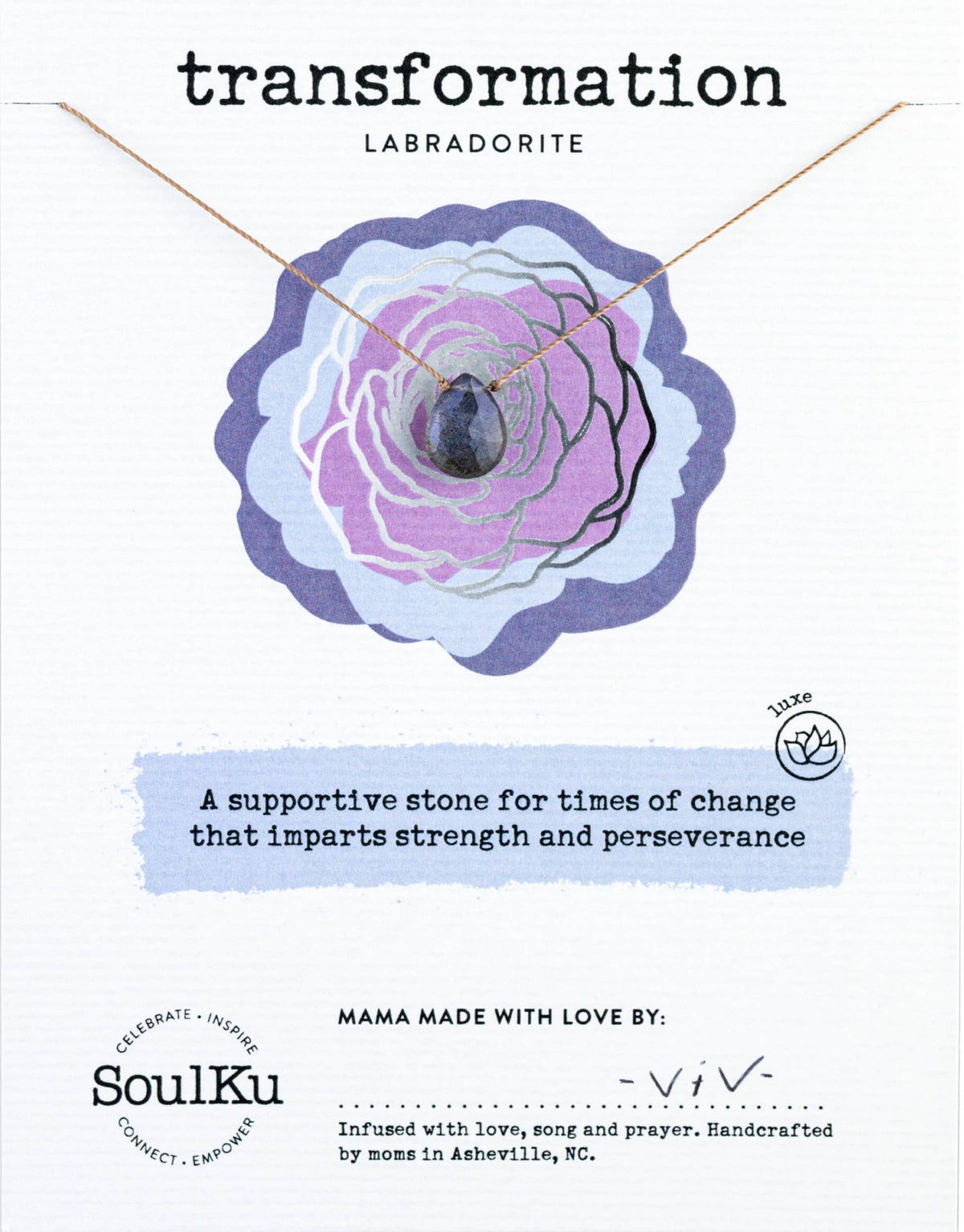 Labradorite Luxe Necklace — Transformation