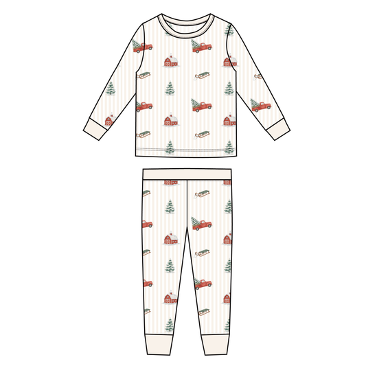 Little Red Truck Toddler PJs
