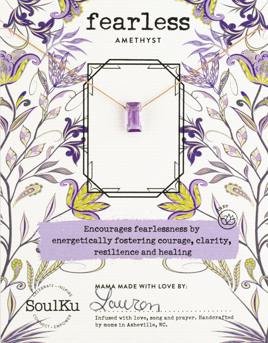 Amethyst Refined Necklace — Fearless