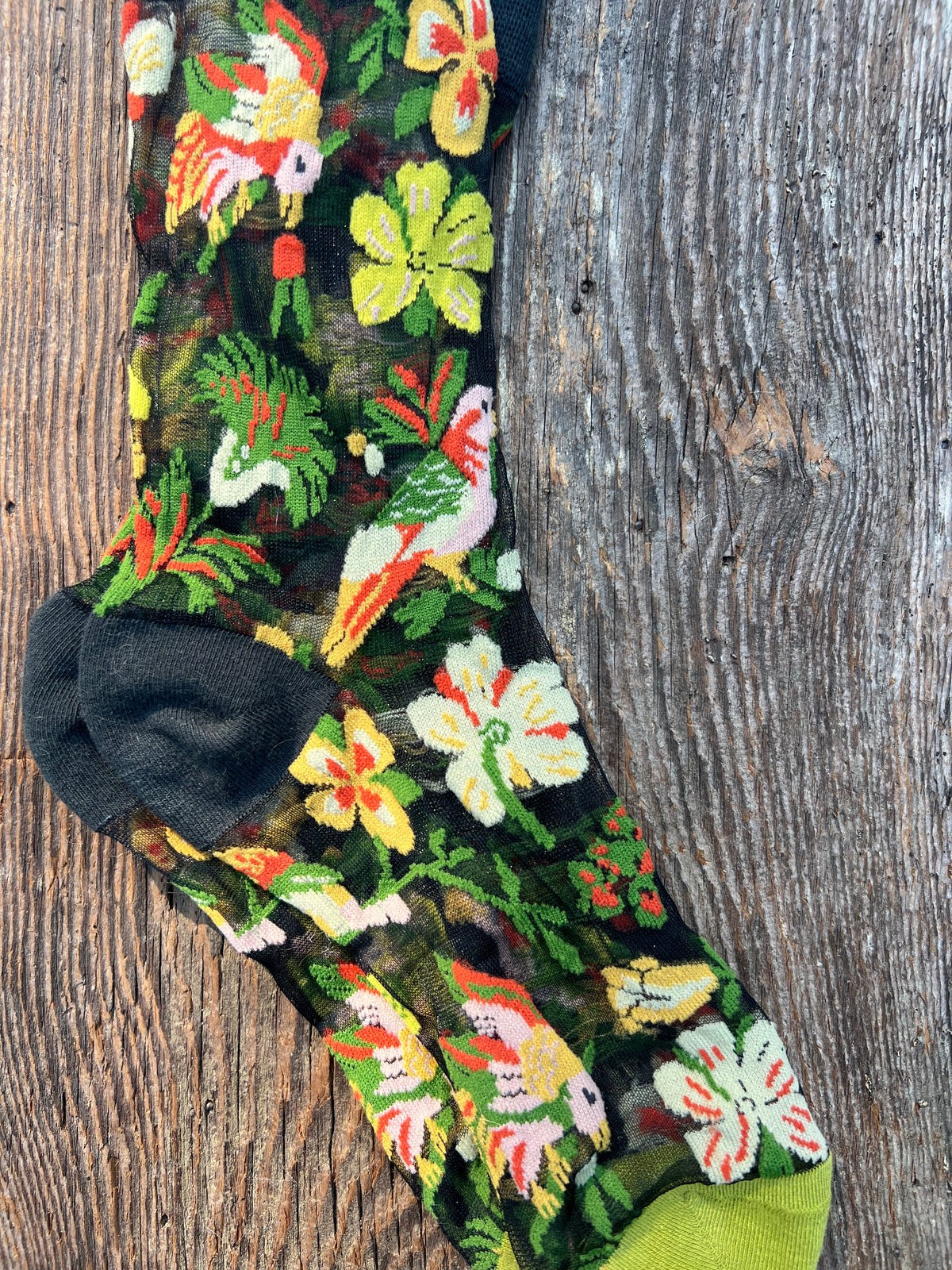 SHEER Boho Patterned Socks & Handmade Scrunchie Gift Set – Wild Marigold