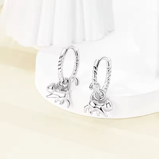 Acrobat Cat Earrings