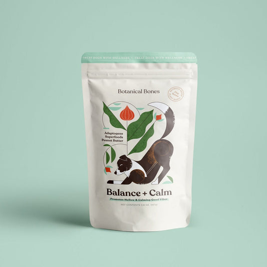 Balance + Calm | Calming Plant-Based Dog Treats for Anxiety with Ashwagandha