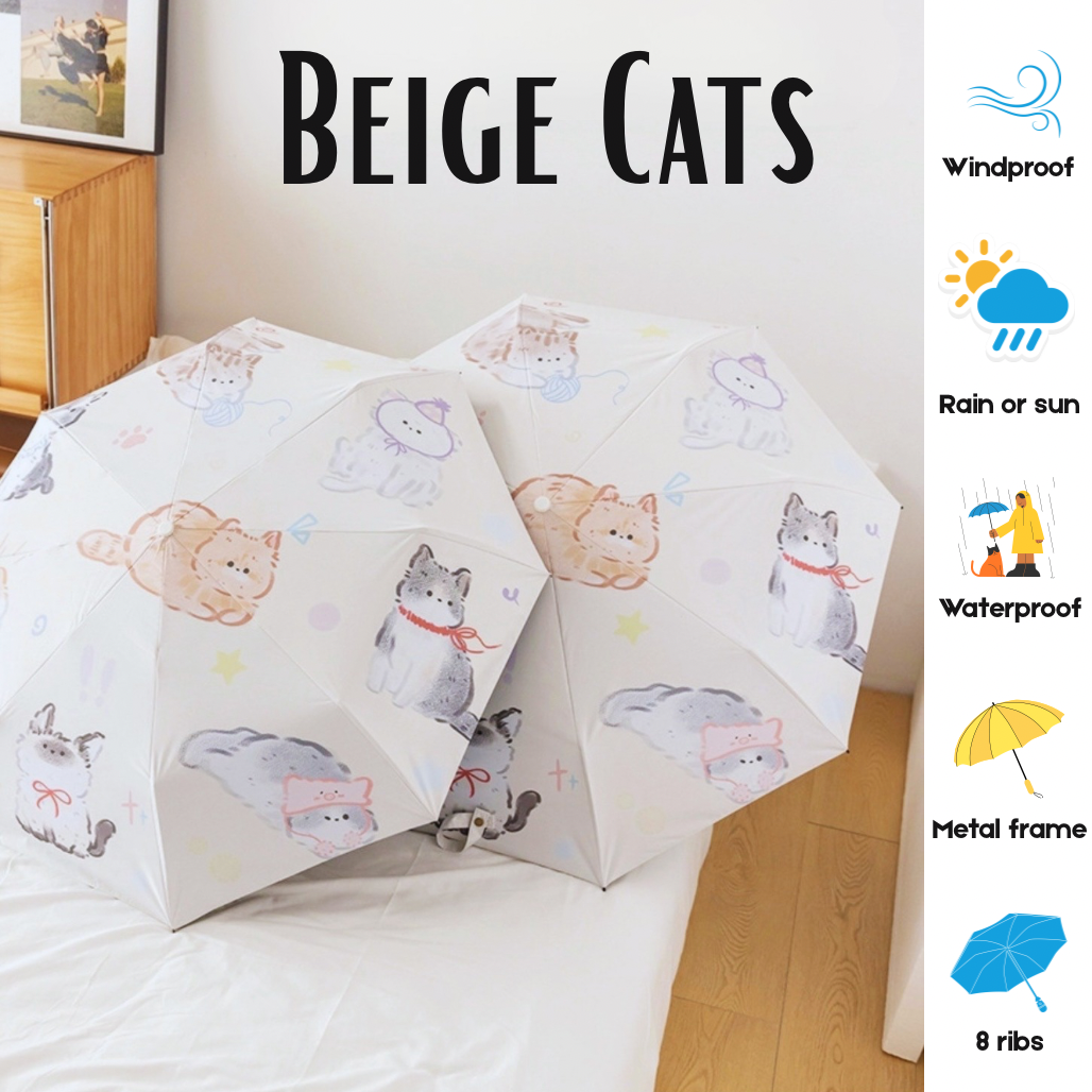 Cat Umbrella | 3 Designs