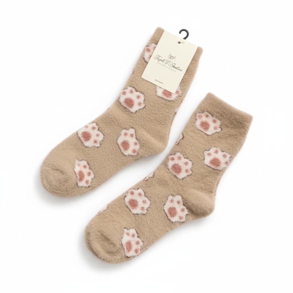 Cat Paw | Women’s Fuzzy Socks