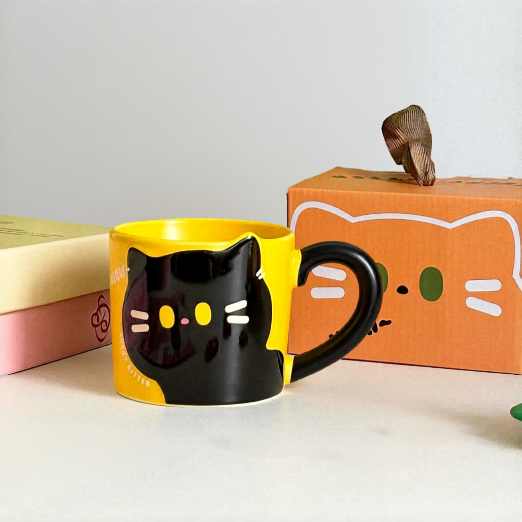 Cute Cat | Bright Ceramic Mug