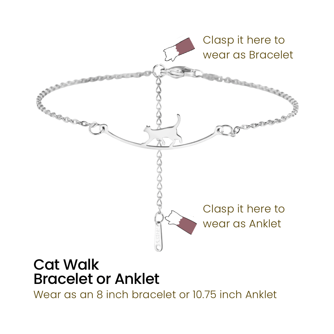 Cat Walk Anklet or Bracelet