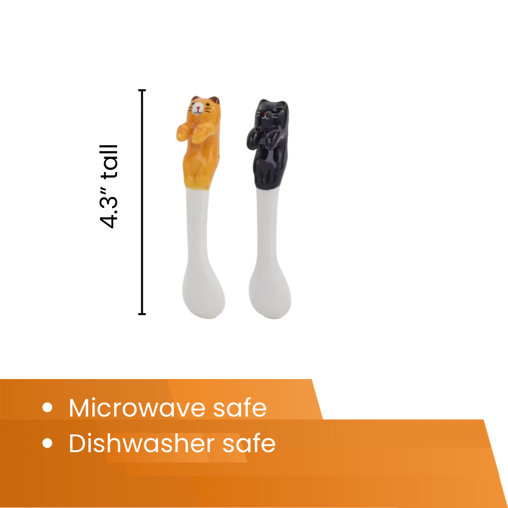 Cat Ceramic Spoon