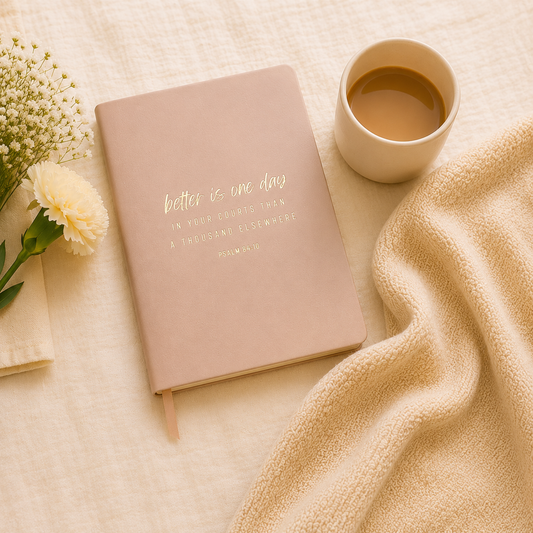 Journal: HeyPeacock Journal, PREMIUM Soft Leather - BETTER IS ONE DAY