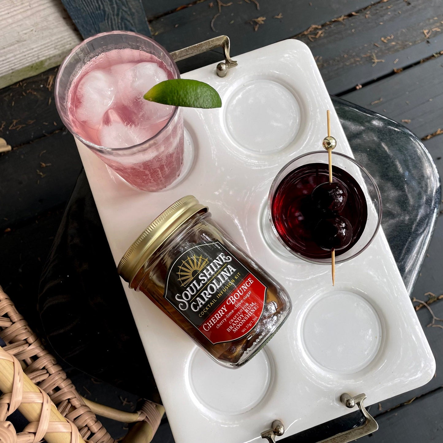Cherry Bounce infusion kit - Cherry+Lime+Clove