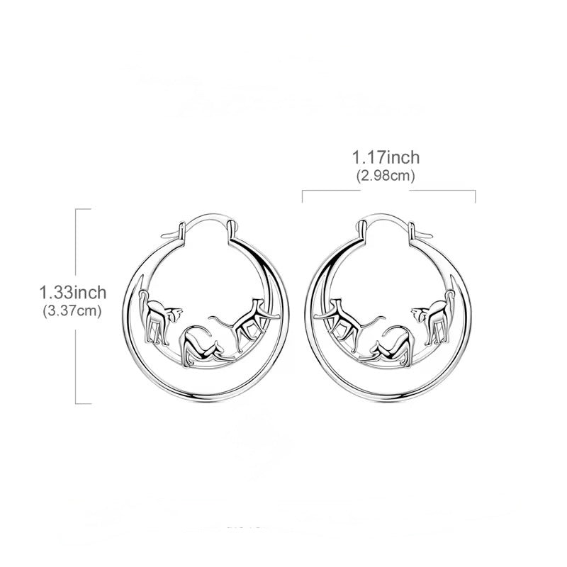 Cirque du Cat Earrings
