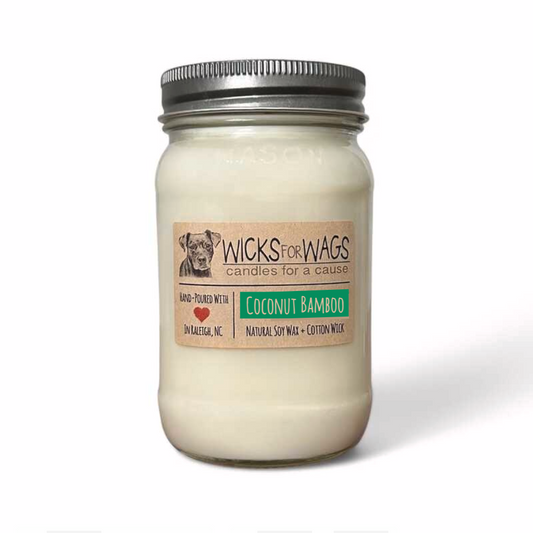 Coconut Bamboo | Large Mason Jar