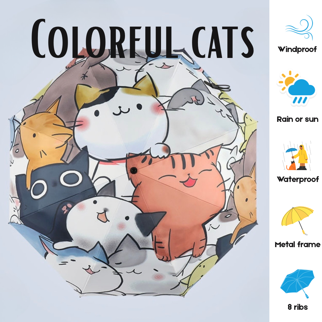 Cat Umbrella | 3 Designs