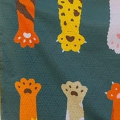 Microfiber Beach Towel | Cat Paws