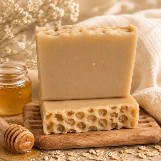 Bee's Knees Artisan Soap | Oatmeal, Milk & Honey Scented Handmade Soap
