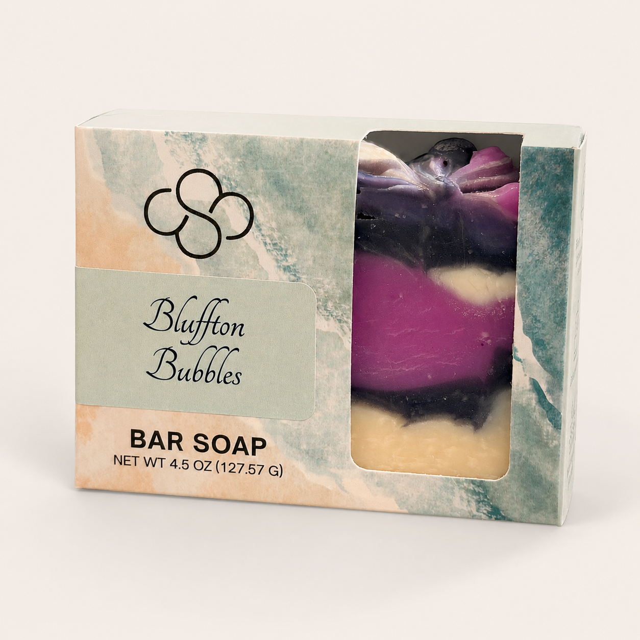 Bluffton Bubbles Artisan Soap| Black Raspberry Vanilla Scented Handmade Soap