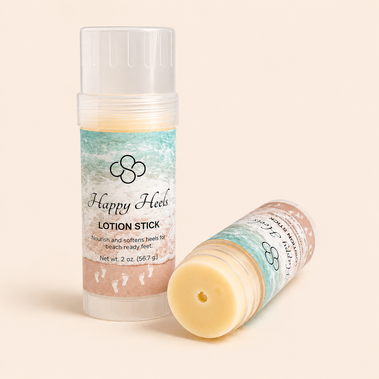 Happy Heels Lotion Stick | Moisturizing Stick for Dry Cracked Feet
