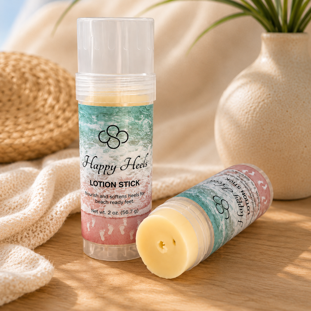 Happy Heels Lotion Stick | Moisturizing Stick for Dry Cracked Feet