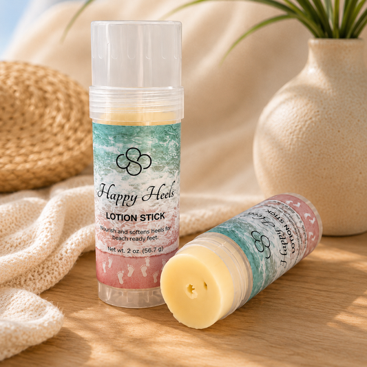 Happy Heels Lotion Stick | Moisturizing Stick for Dry Cracked Feet