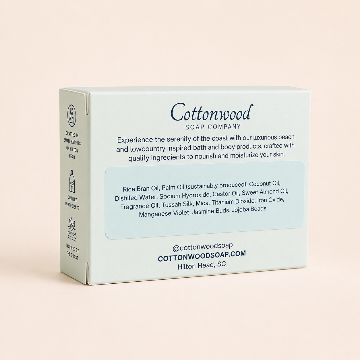 Georgia Peach Artisan Soap | Peach Champagne Scented Handmade Soap