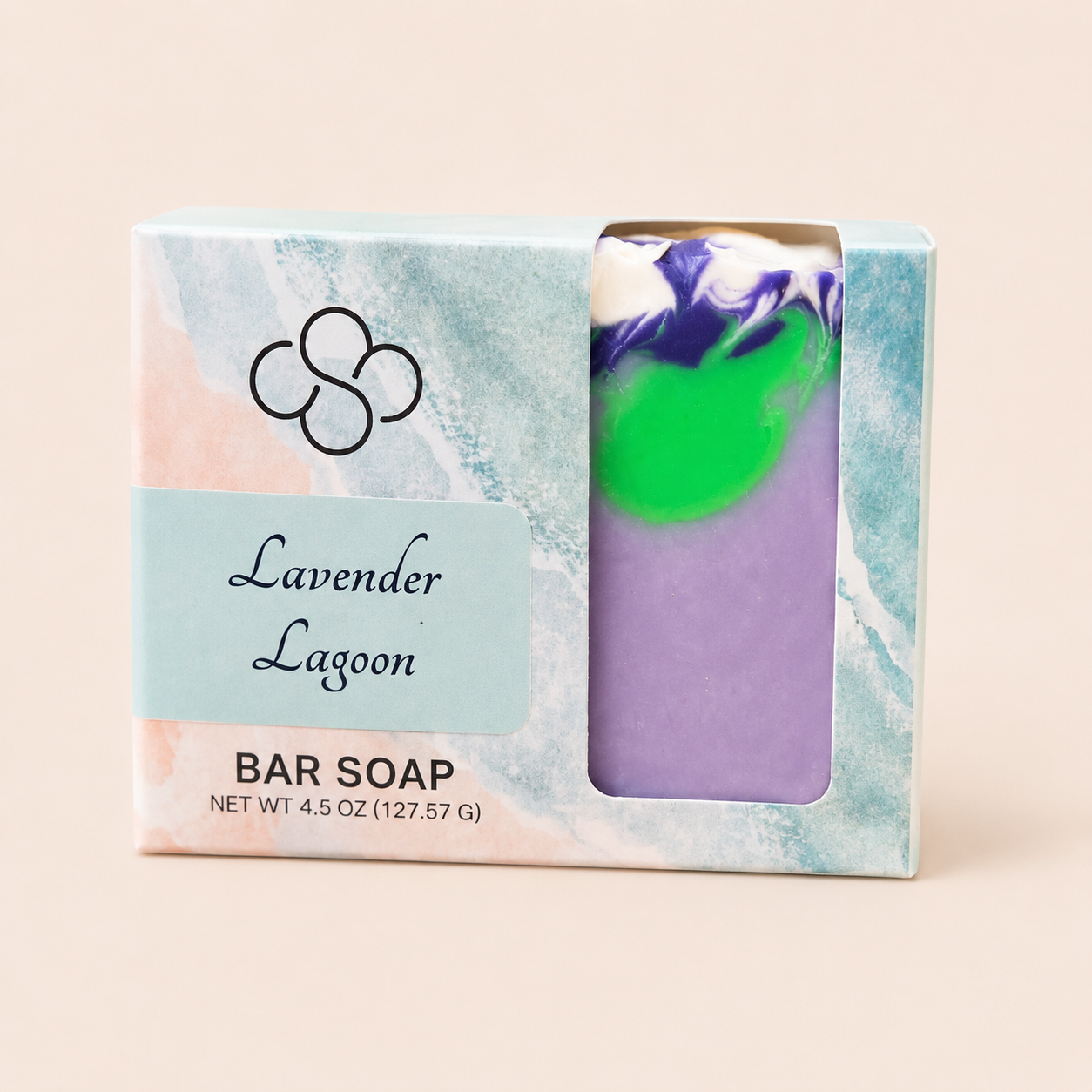 Lavender Lagoon Artisan Soap | Relaxing Lavender Scented Handmade Soap