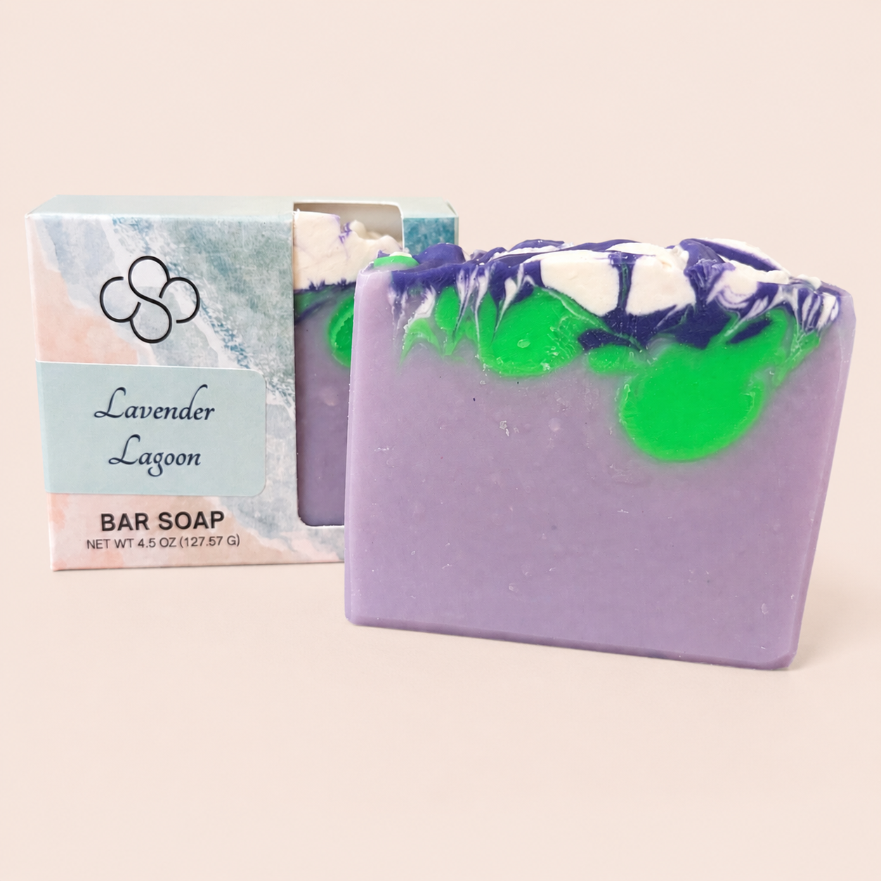 Lavender Lagoon Artisan Soap | Relaxing Lavender Scented Handmade Soap