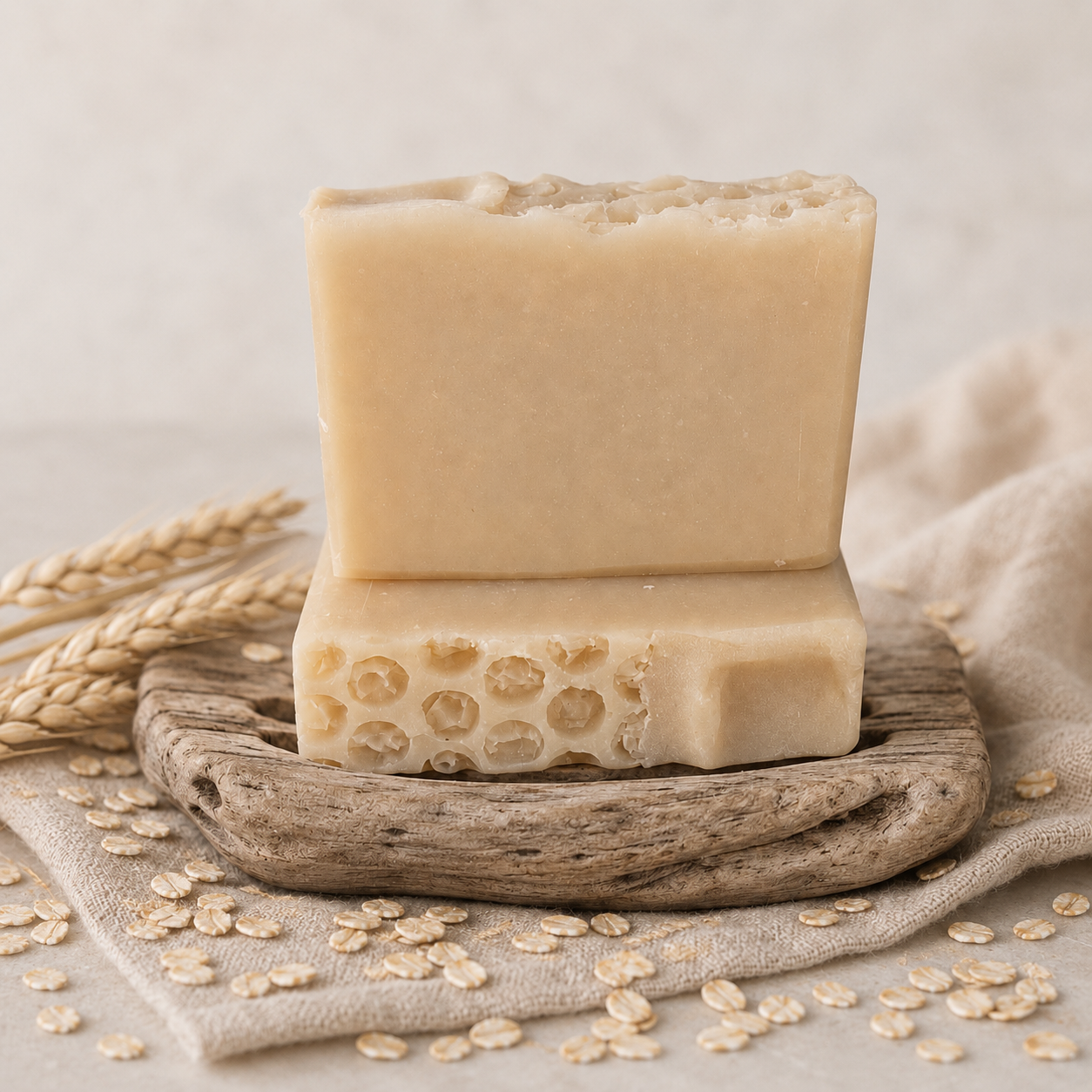 Sea Oats- Unscented, All-Natural Artisan Soap