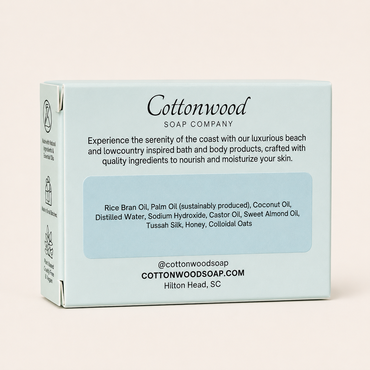 Sea Oats- Unscented, All-Natural Artisan Soap