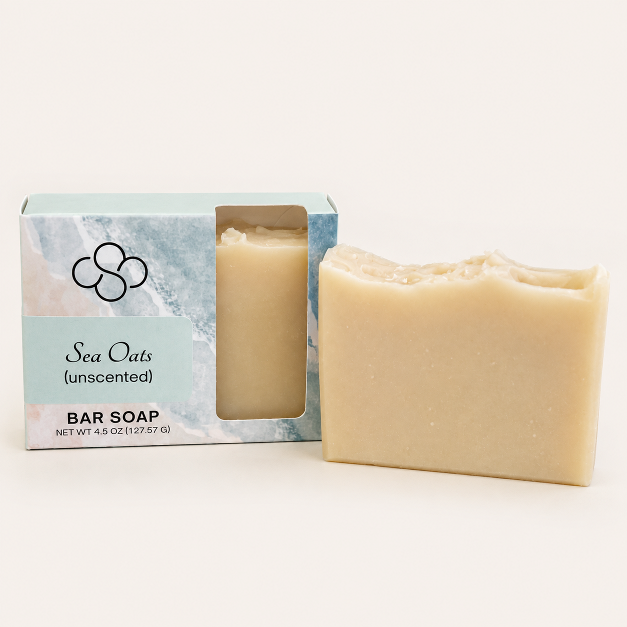 Sea Oats- Unscented, All-Natural Artisan Soap