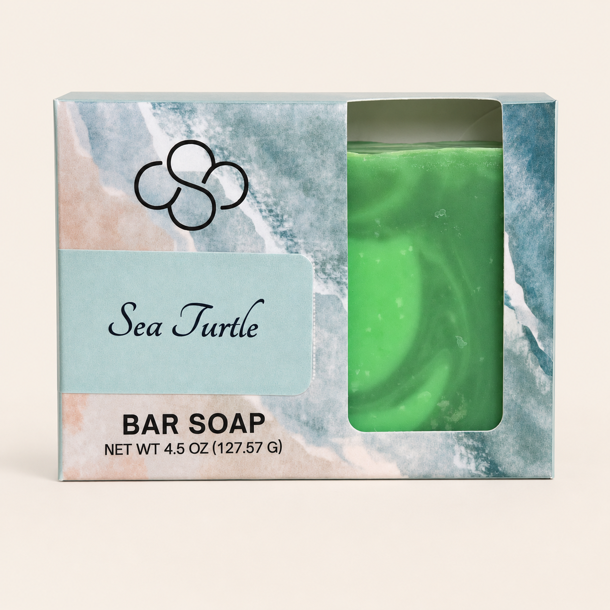 Sea Turtle Artisan Soap | Coastal Spa Handmade Soap